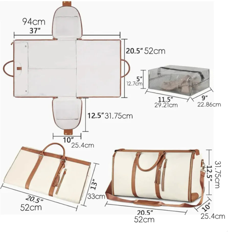 Waterproof Large Travel Shoulder Bag